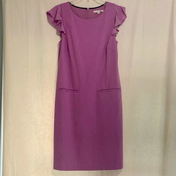 Boden ruffle sleeve dress! Pockets! - Picture 4 of 4